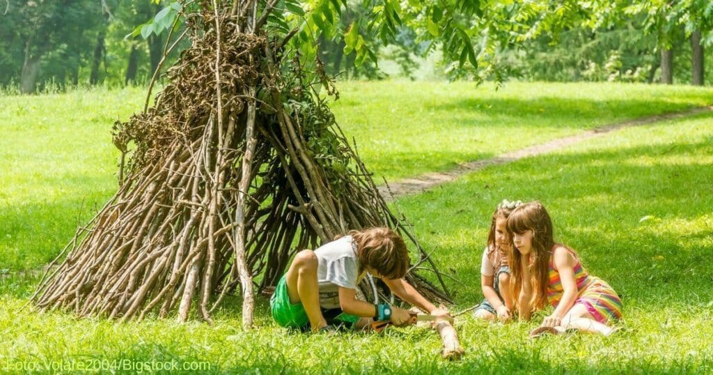 Garten - kinderfreundlich - Tipi Garten - kinderfreundlich - Tipi
