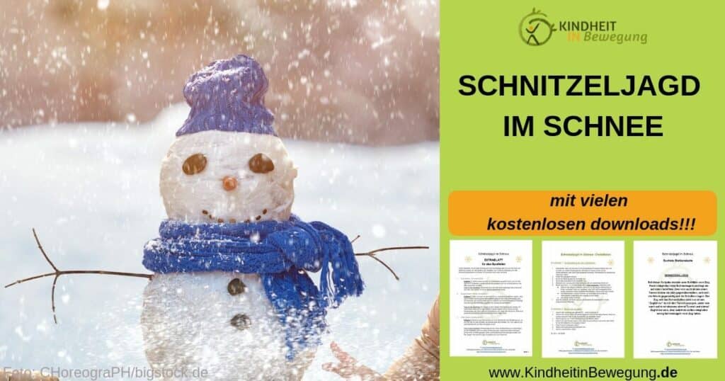 Schnitzeljagd im Schnee Schnitzeljagd im Schnee