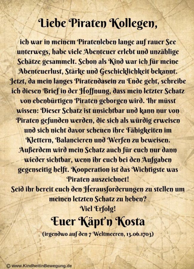 Piraten Schatzsuche